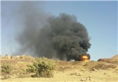 آتش‌سوزی خط لوله اتیلن غرب کشور ادامه دارد/ اعزام نیروهای امدادی از خرم‌آباد+ عکس