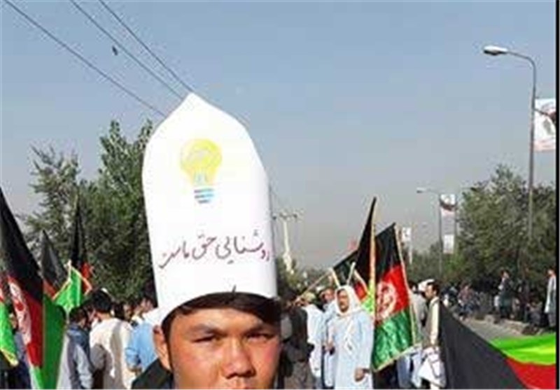 افغان حکومت کے احتجاجی مظاہروں سے ایک روز پہلے &quot;روشنی تحریک &quot; کے ساتھ مذاکرات