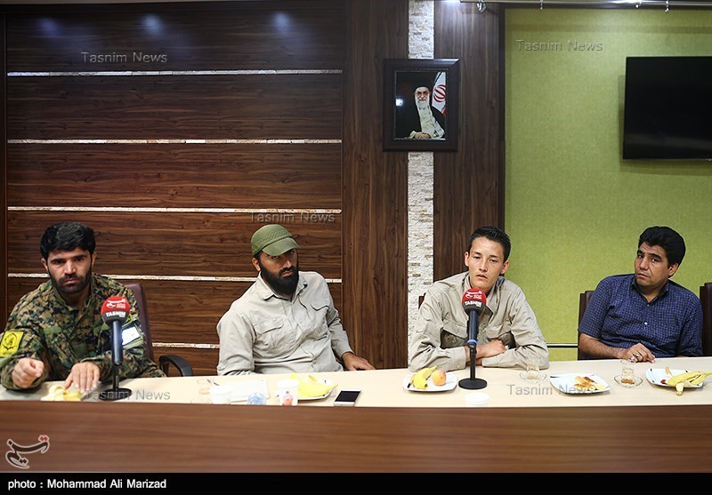 حضور 2 اسیر آزادشده فاطمیون در خبرگزاری تسنیم