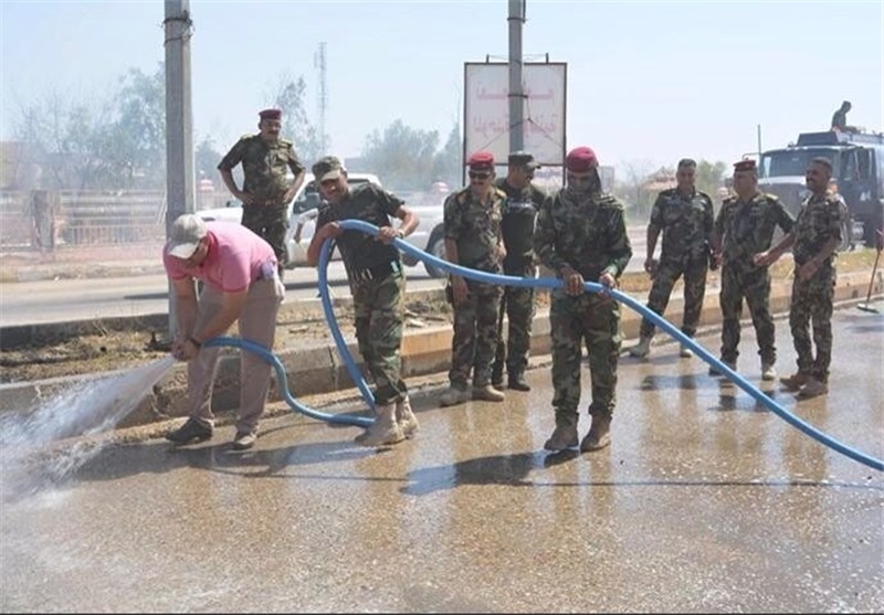 بالصور.. الجیش العراقی یطلق حملة لتنظیف الفلوجة