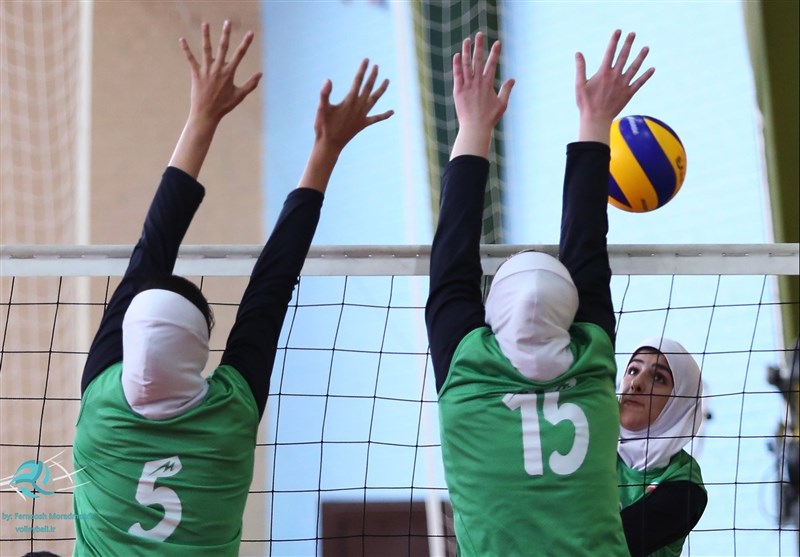 Iran Girls’ U-18 Volleyball Team Beaten by American Team