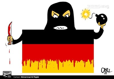 کاریکاتور/ داعش عامل حوادث تروریستی در آلمان!