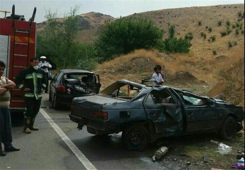 مرگ 4 نفر در تصادف پژو با مسافران کنار جاده اهر-مشکین‌شهر/حادثه دیدگان با اورژانس هوایی به تبریز منتقل شدند+تصاویر