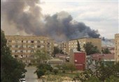 انفجار در یک کارخانه تسلیحاتی در آذربایجان + فیلم و عکس