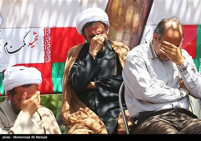 تشییع شهید گمنام در سازمان صنایع هوایی