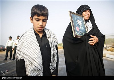 مراسم تشییع شهید حیدر یزدانی - بوشهر