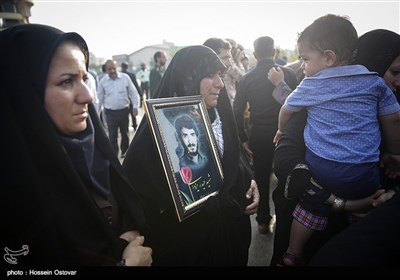مراسم تشییع شهید حیدر یزدانی - بوشهر