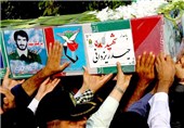 پیکر پاک شهید دفاع مقدس در دشتستان تشییع و تدفین شد