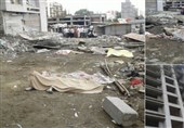 9 کشته و 10 زخمی در حادثه آوار یک ساختمان در هند + عکس