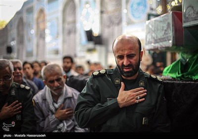 مراسم استقبال از سه شهید گمنام در گرگان