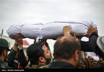 تشییع پیکر 3 شهید گمنام دفاع مقدس - بندر ترکمن