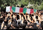 پیکر «دو شهید گمنام» در دانشکده فنی انقلاب به خاک سپرده شد