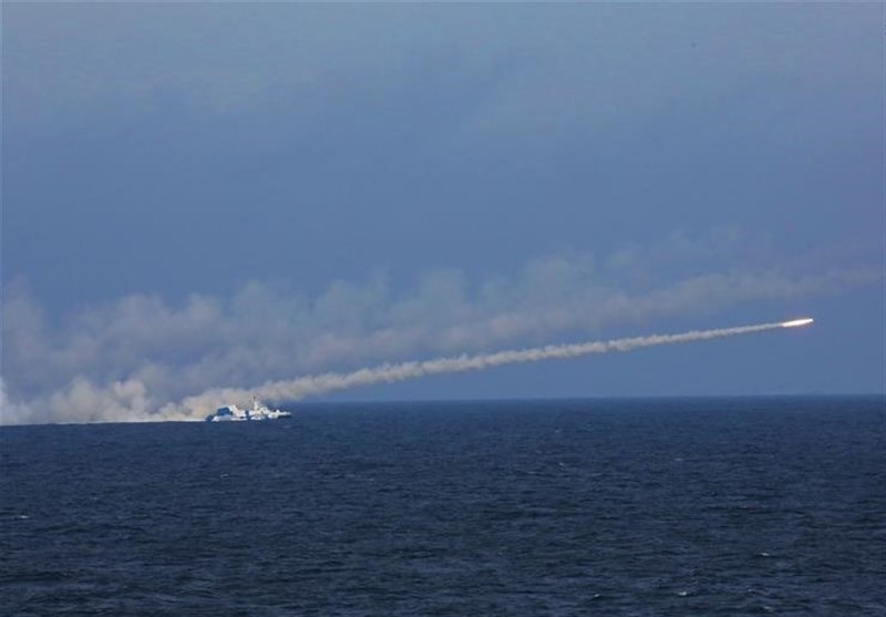 رزمایش نیروی دریایی چین در محل منازعات بزرگ+عکس
