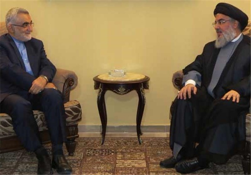 دیدار بروجردی با دبیرکل حزب الله لبنان
