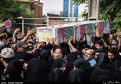 پیکر مطهر شهید ستار احمدی در خلخال تشییع شد