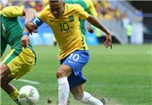 برزیل با نیمار مقابل آفریقای 10 نفره متوقف شد