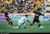 دیدار تیم های فوتبال سیاه جامگان و سایپا