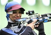 مسابقات جهانی تیراندازی آلمان| الهه احمدی قهرمان تفنگ سه وضعیت شد