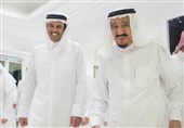 نماهای متفاوت از امیر قطر و شاه عربستان در مغرب+تصاویر