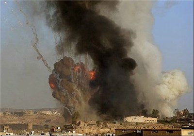 مجزرة سعودیة جدیدة فی نهم بصنعاء