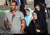 خوزستان| ایستگاه راه آهن اندیمشک به مناسبت 4 آذر گلباران شد