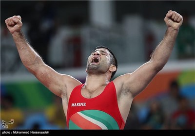 کسب مدال برنز سعید عبدولی در مسابقات کشتی فرنگی وزن 75 کیلوگرم - المپیک ریو 2016