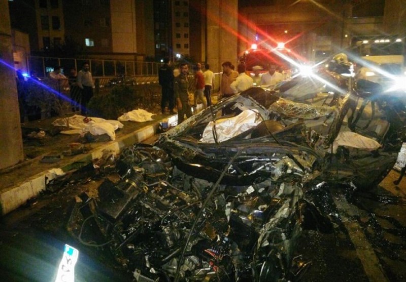 سانحه رانندگی در بزرگراه بابایی تهران 3 کشته برجای گذاشت