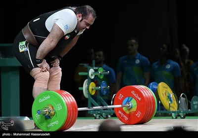 Weightlifting Competitions in Men’s +105kg Class Held at Riocentro