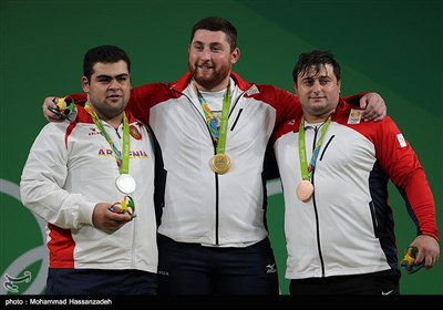 Weightlifting Competitions in Men’s +105kg Class Held at Riocentro