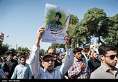 پیکر شهید مدافع حرم در مشهد مقدس تشییع شد