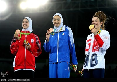 کسب اولین مدال المپیک بانوان ایران توسط کیمیا علیزاده - المپیک ریو 2016