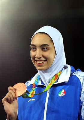 کسب اولین مدال المپیک بانوان ایران توسط کیمیا علیزاده - المپیک ریو 2016
