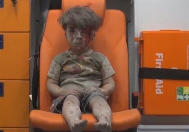 تصویر تکان‌دهنده کودک خون‌آلود سوری در حلب