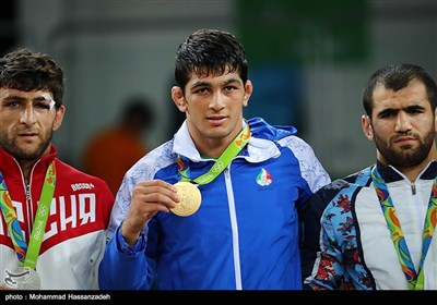 کسب مدال طلای حسن یزدانی در مسابقات کشتی آزاد - المپیک ریو 2016