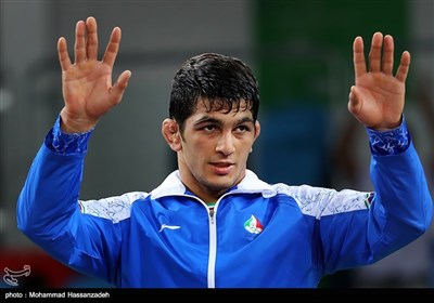 کسب مدال طلای حسن یزدانی در مسابقات کشتی آزاد - المپیک ریو 2016