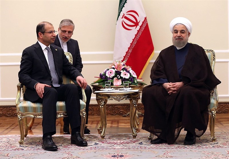 Ruhani, Irak Meclis Başkanı&apos;nı Kabul Etti