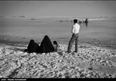 مسافران تابستانی دریاچه ارومیه