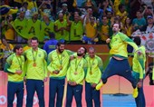 قهرمانی برزیل در والیبال مردان المپیک به روایت تصویر