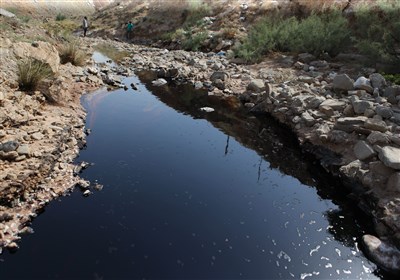 چشمه های رهاشدۀ نفت در مسجدسلیمان