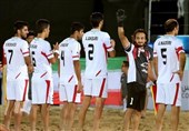دیدار دوستانه فوتبال ساحلی ایران و تاهیتی
