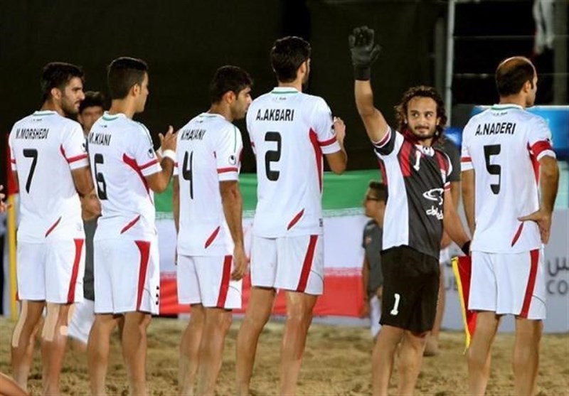 Iran Downs Bahrain at Continental Beach Soccer Tournament