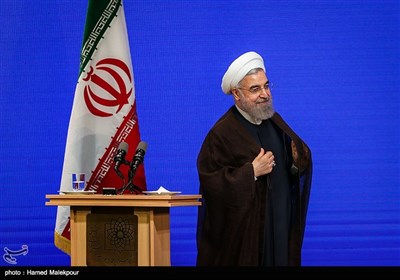 حجت‌الاسلام حسن روحانی رئیس جمهور در پایان دیدار با جامعه پزشکی