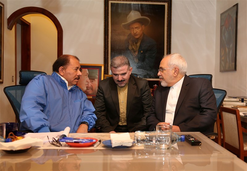 ظریف با رئیس جمهوری نیکاراگوئه دیدار کرد