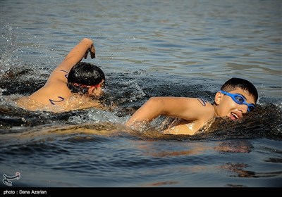 مسابقات شنای آب های آزاد - کردستان