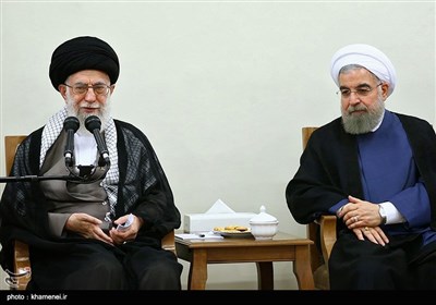 Iran's President, Cabinet Members Meet Ayatollah Khamenei