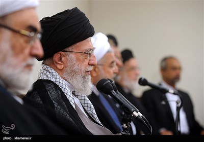 Iran's President, Cabinet Members Meet Ayatollah Khamenei