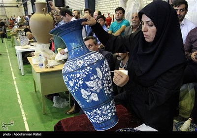 مراسم ثبت جهانی شهر سفال لالجین با حضور رئیس سازمان میراث فرهنگی کشور