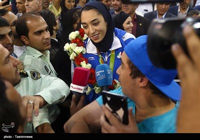کیمیا علیزاده دارنده مدال برنز در رشته تکواندو المپیک و نخستین بانوی مدال آور ایران در رقابت های المپیک ریو 2016