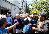انتقال پیکر مرحوم داود رشیدی هنرمند پیشکسوت تئاتر و سینما به بهشت زهرا ( س )