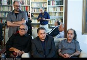 حضور جمعی از هنرمندان در منزل مرحوم داود رشیدی